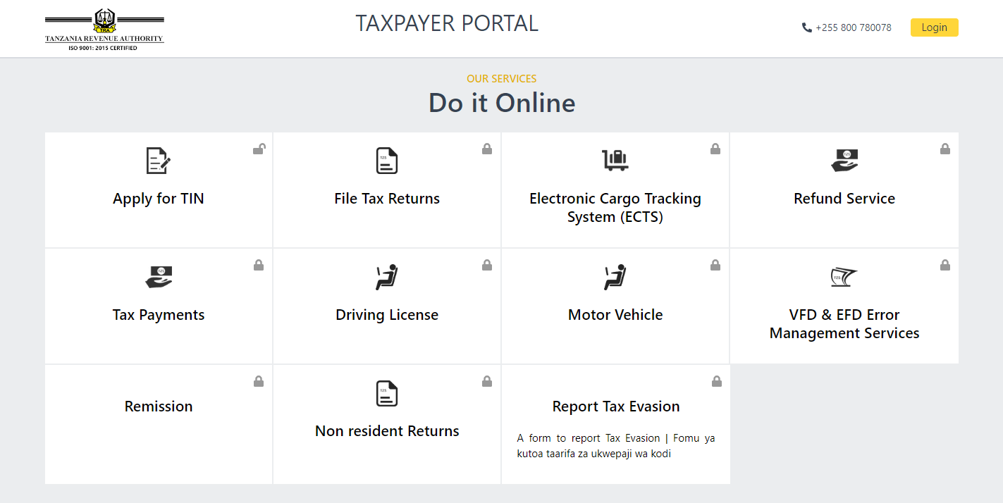 TRA Taxpayer Portal