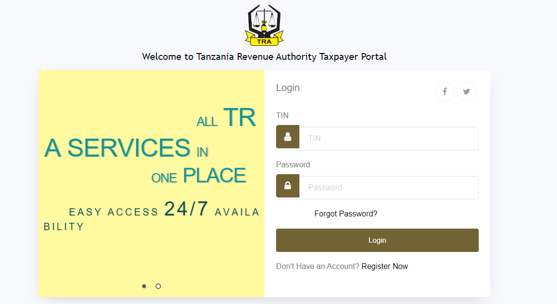 TRA Taxpayer Portal Login